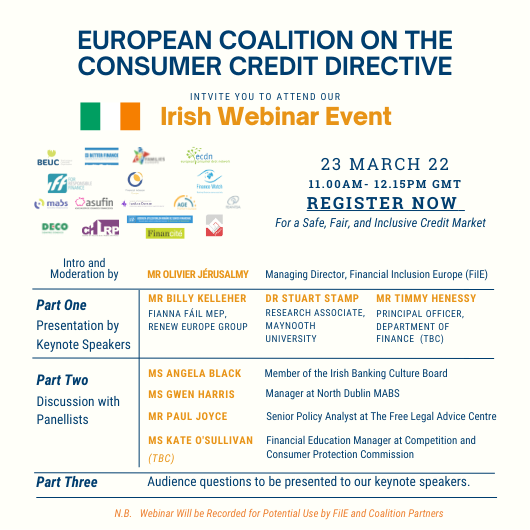 Irish webinar on the Consumer Credit Directive